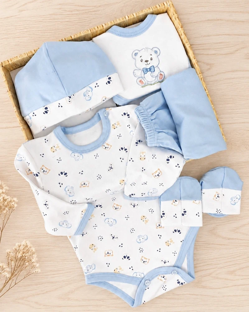 Set Premium Pima - 4 piezas en algodón Pima hipoalergénico - Baby Angelitos